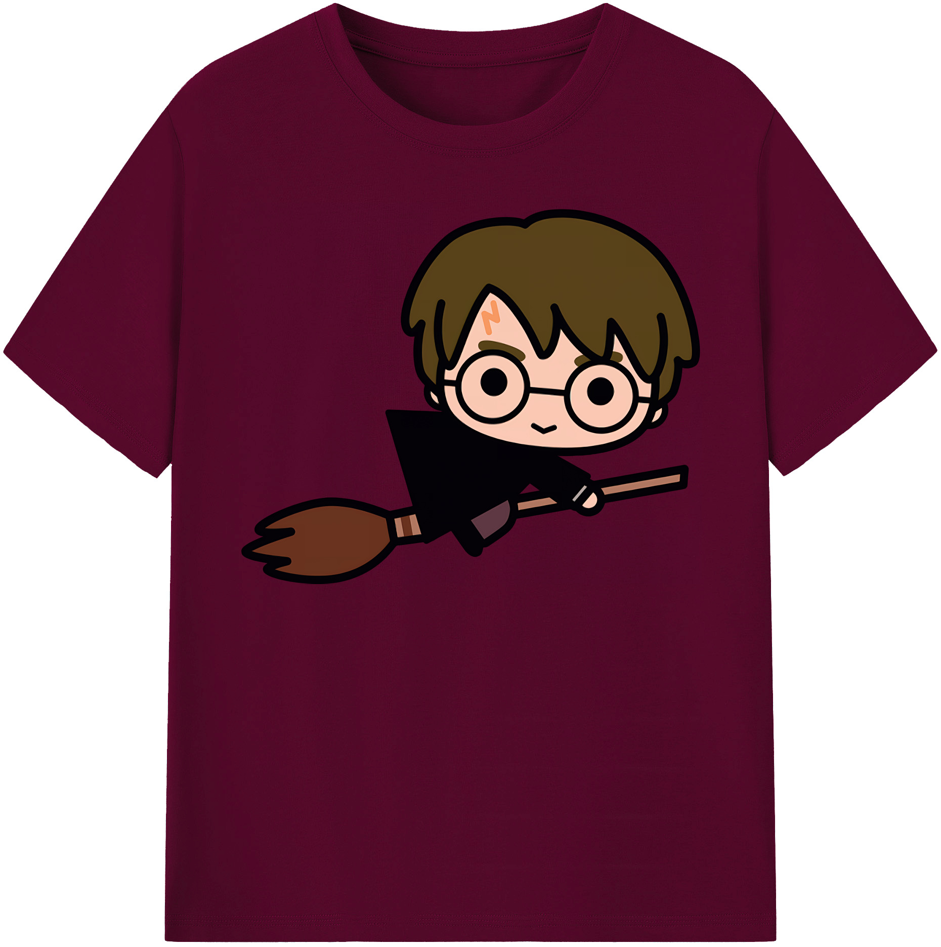 （画像用） Harry Potter ハリー・ポッターシリーズ レディースカジュアルプリントTシャツ（綿100％）